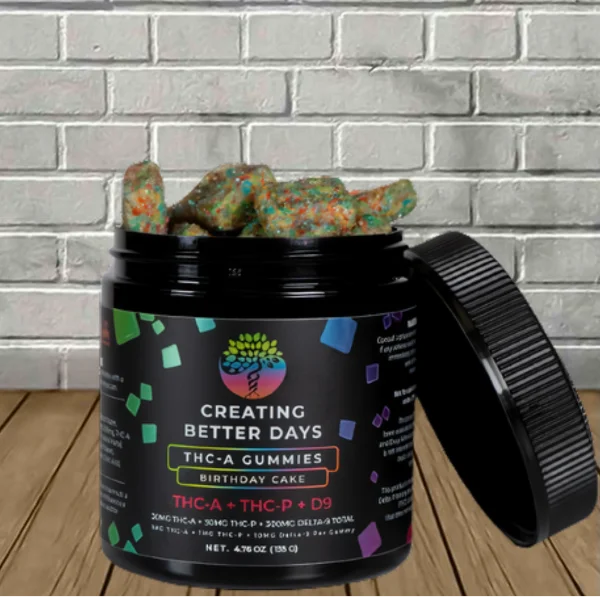 Creating Better Days THCa + THCP + D9 Gummies 360mg Best Price