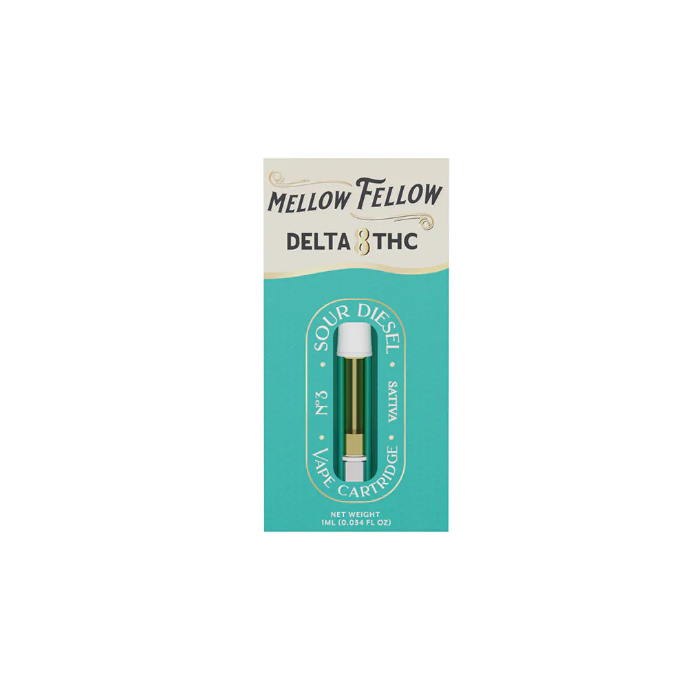 Mellow Fellow Delta 8 1ml Vape Cartridge Sour Diesel Best Price