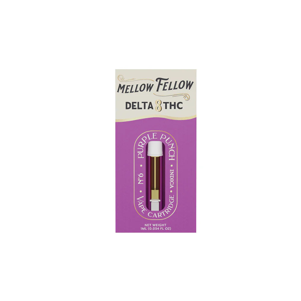 Mellow Fellow Delta 8 1ml Vape Cartridge Purple Punch Best Price