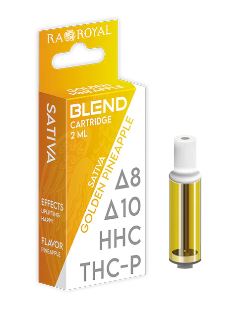 RA Royal CBD | Delta 8 + THC-P + Delta 10 + HHC Blend Vape Cartridge - 2mL Best Price