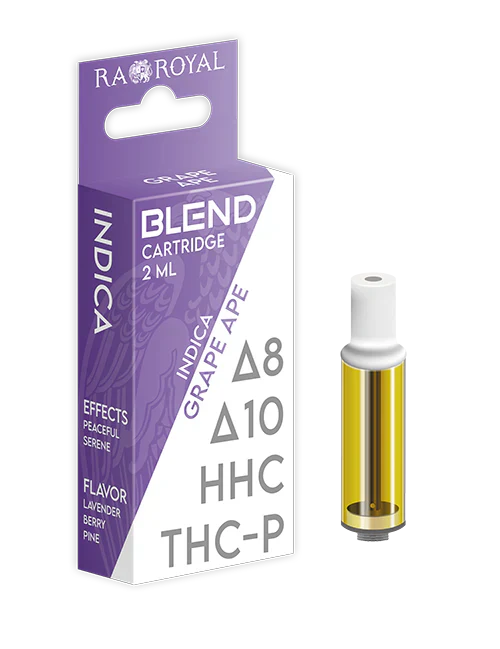 RA Royal CBD | Delta 8 + THC-P + Delta 10 + HHC Blend Vape Cartridge - 2mL Best Price