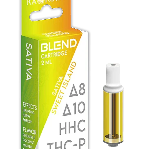 RA Royal CBD | Delta 8 + THC-P + Delta 10 + HHC Blend Vape Cartridge - 2mL