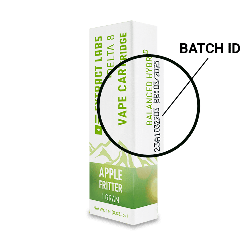 Extract Labs Delta 8 Cart | Apple Fritter
