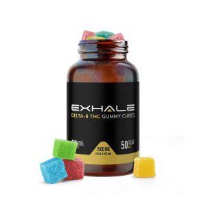 EXHALE Delta-8 Gummy Cubes