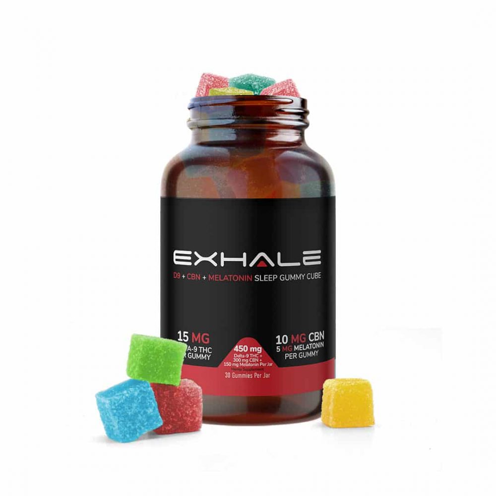 Exhale D9 + CBN Sleep Gummies