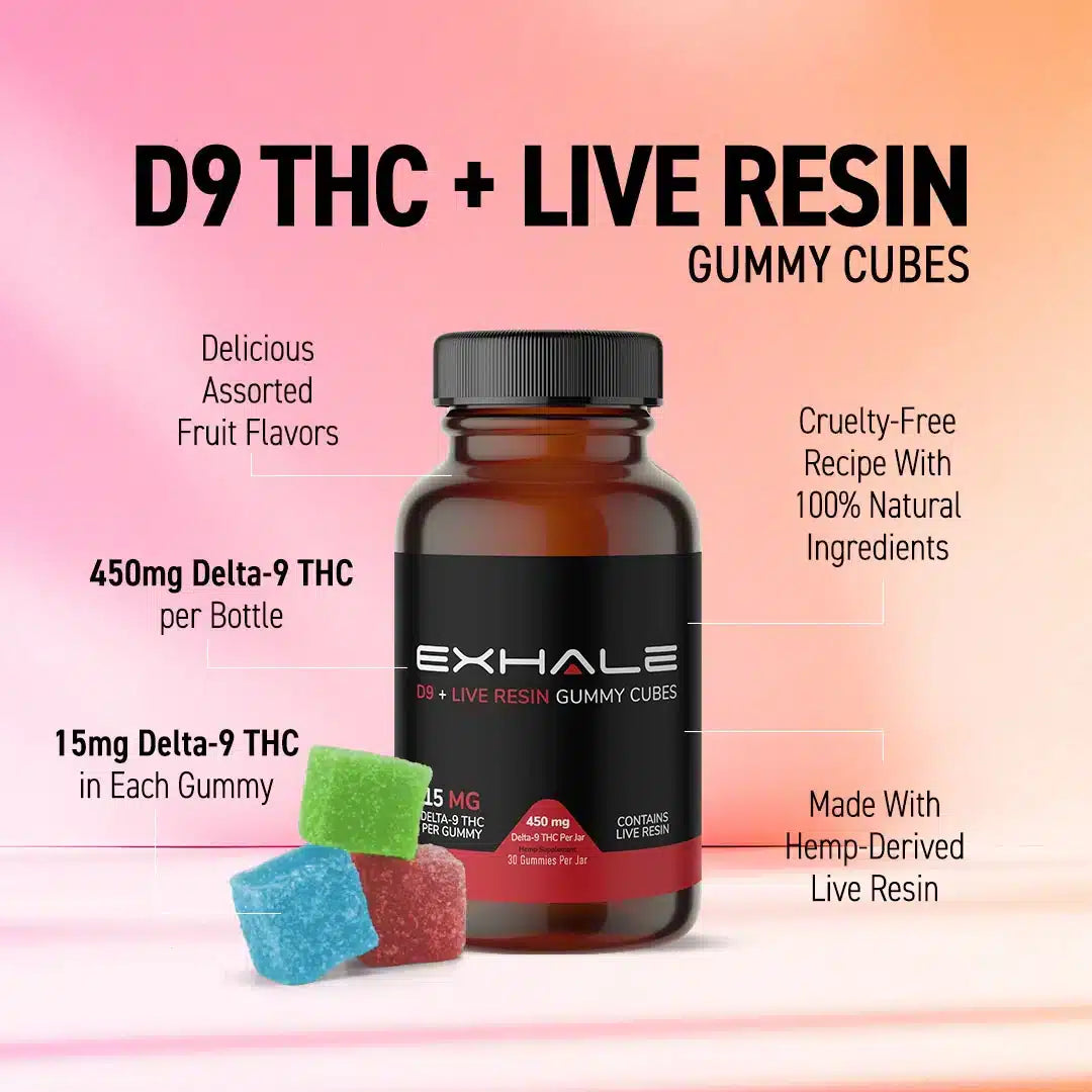 Delta-9 + Live Resin Gummies