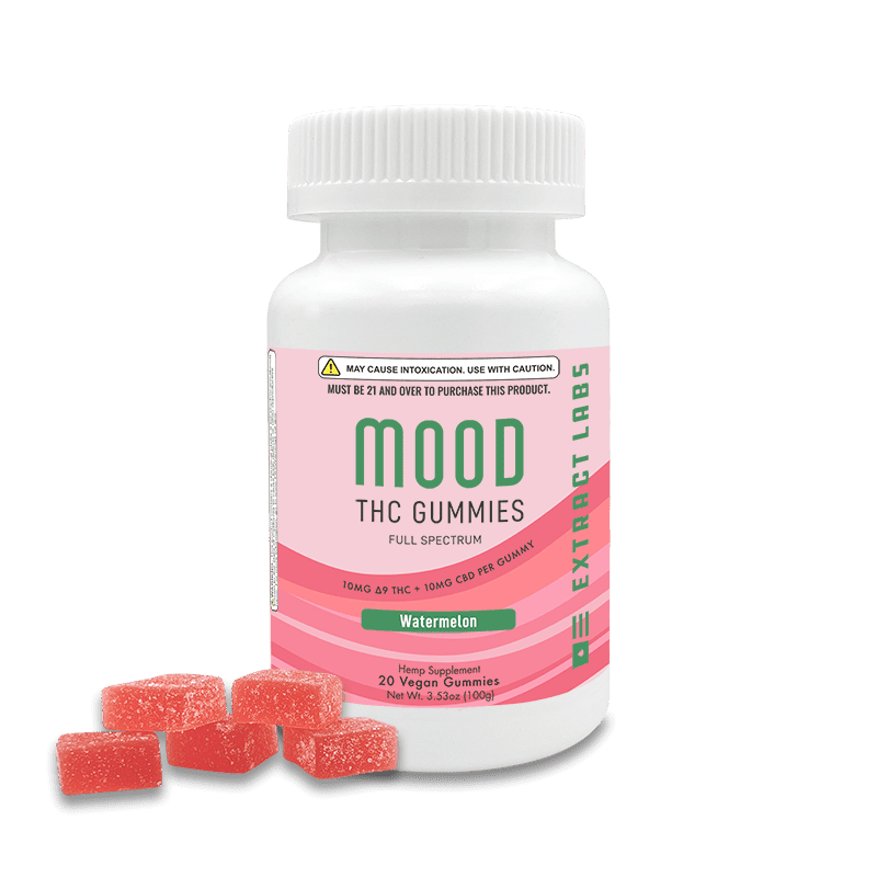 Extract Labs Delta 9 Gummies | Mood Gummies | Watermelon