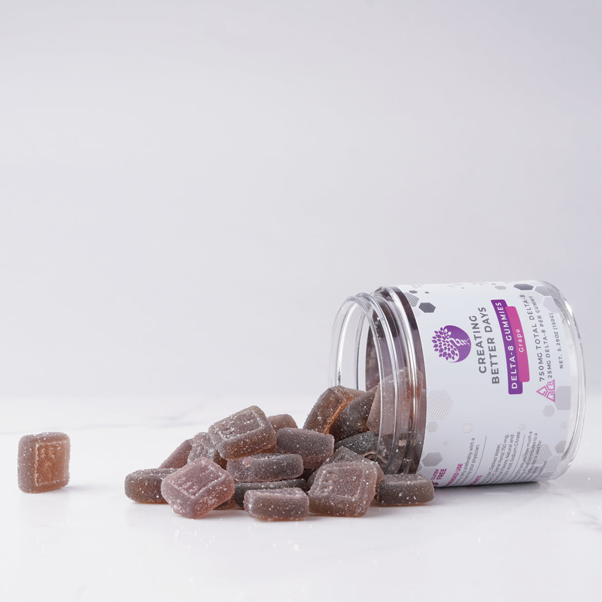 Grape Delta 8 Gummies 750 MG