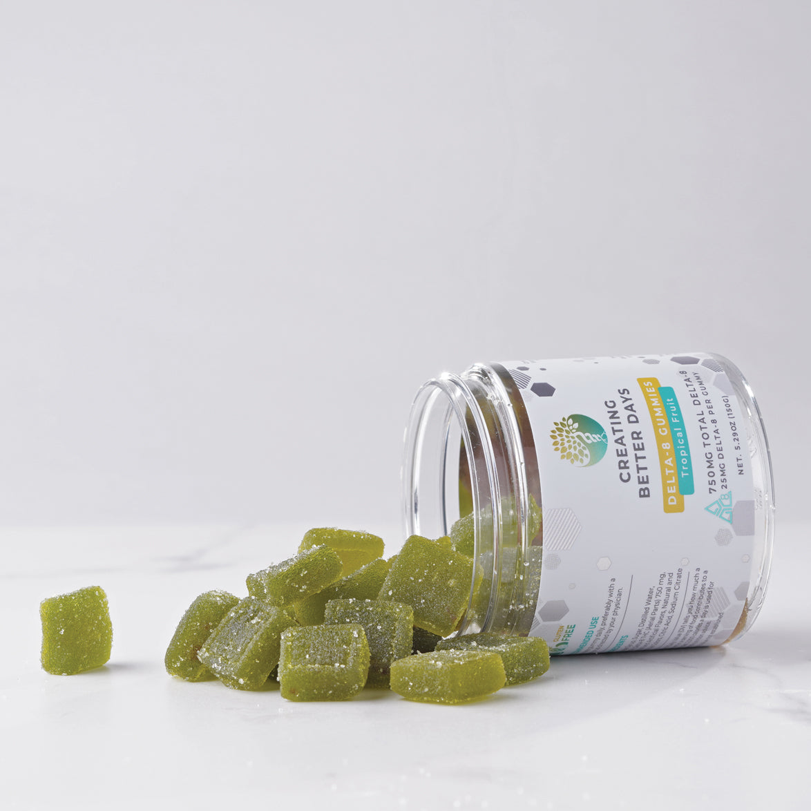 Tropical Fruit Delta 8 Gummies 750 MG