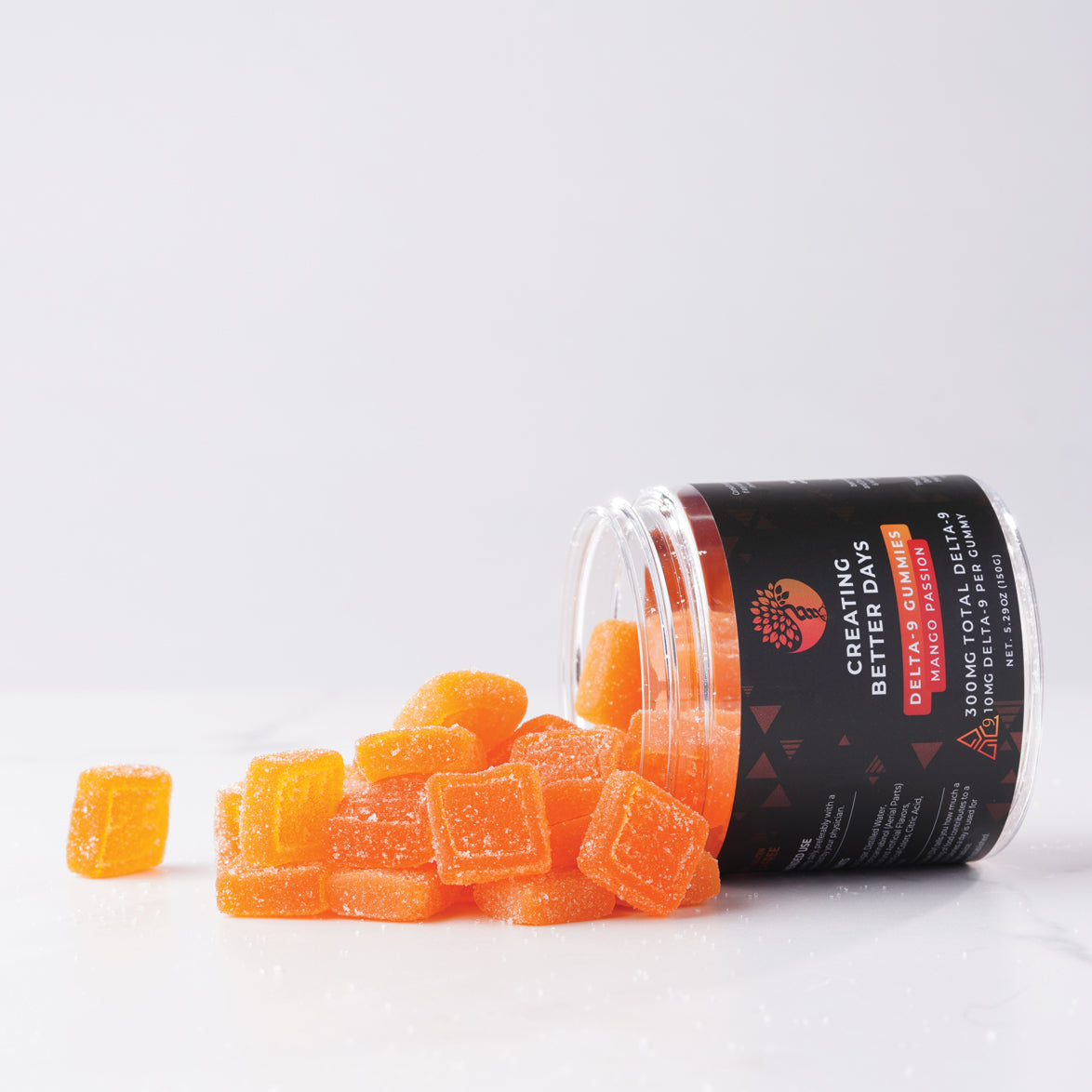 Mango Passion Delta 9 Gummies 300 MG