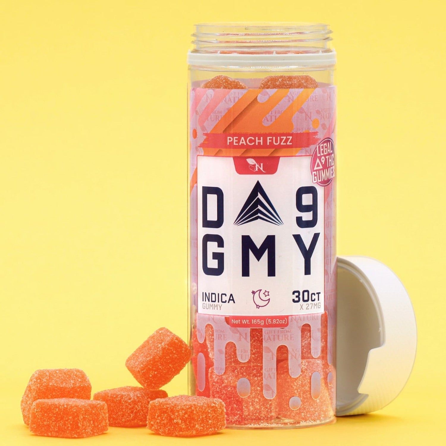 DELTA 9 GUMMIES - 30CT Peach Fuzz 810mg (15mg ea.) – INDICA