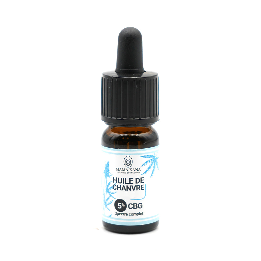 MAMA KANA CBD Huile de Chanvre CBG 5% + CBD 5% 🇫🇷