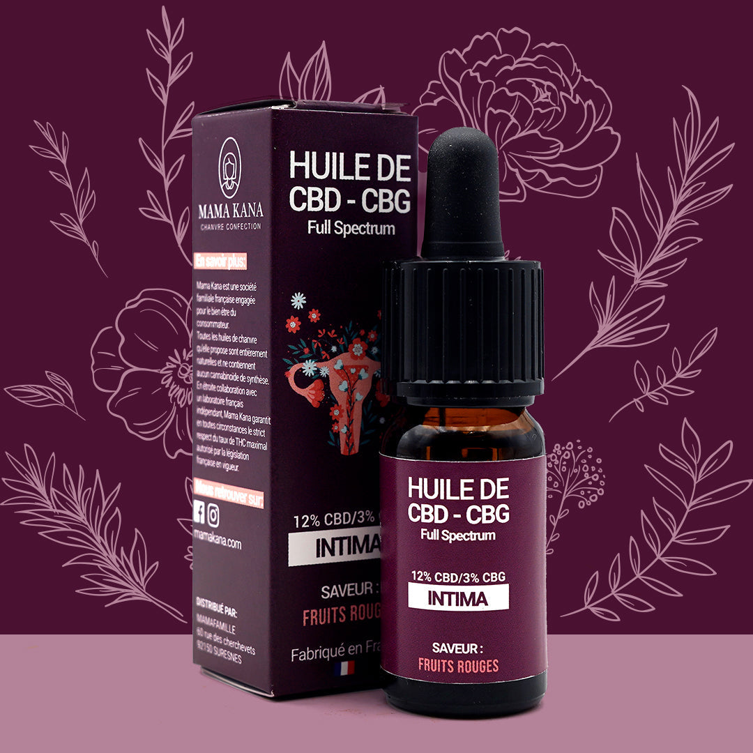 MAMA KANA CBD Huile Intima 👩🏻‍⚕️ 12% CBD + 3% CBG