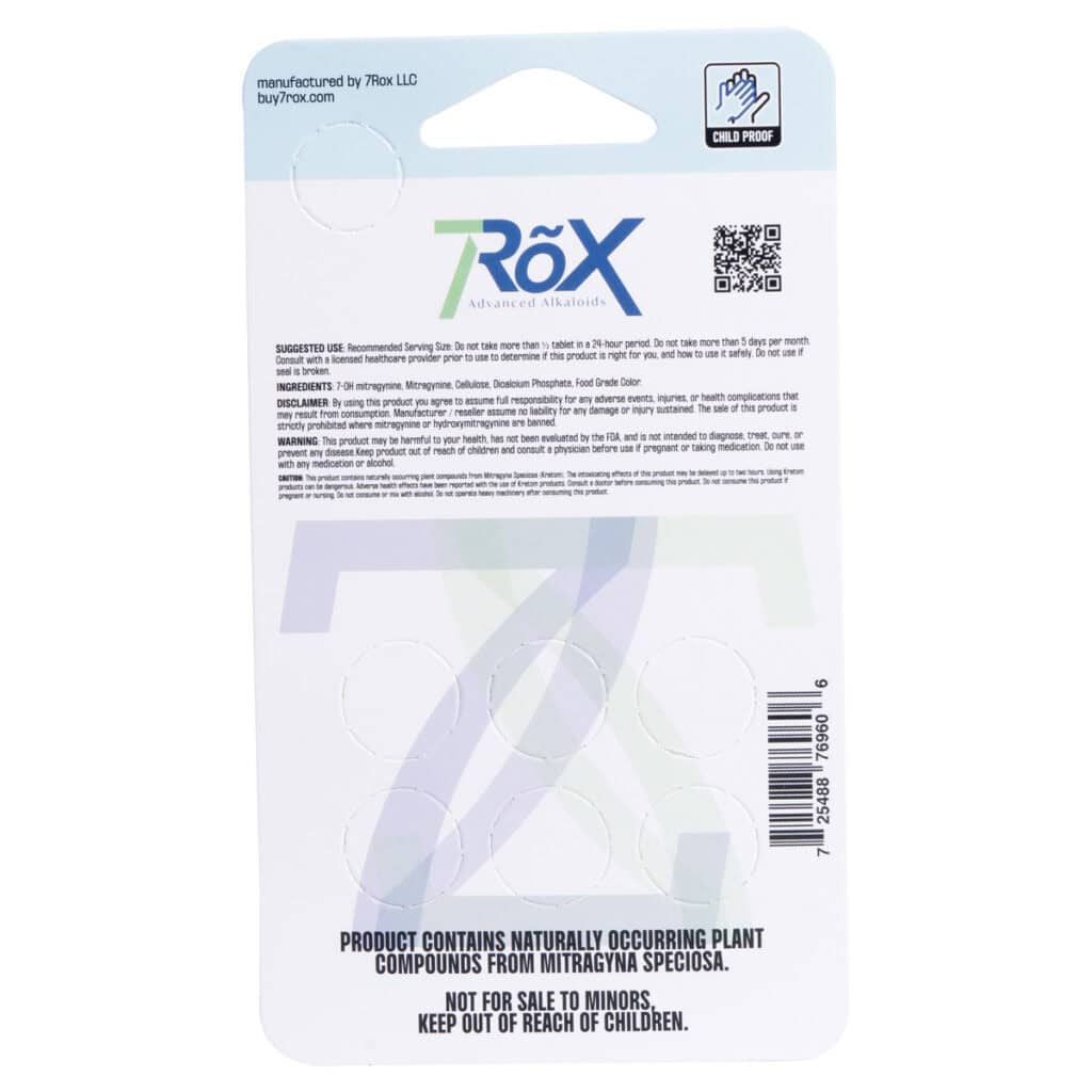 7RõX 7OH Tablets 30mg 7pc – Berry Razz