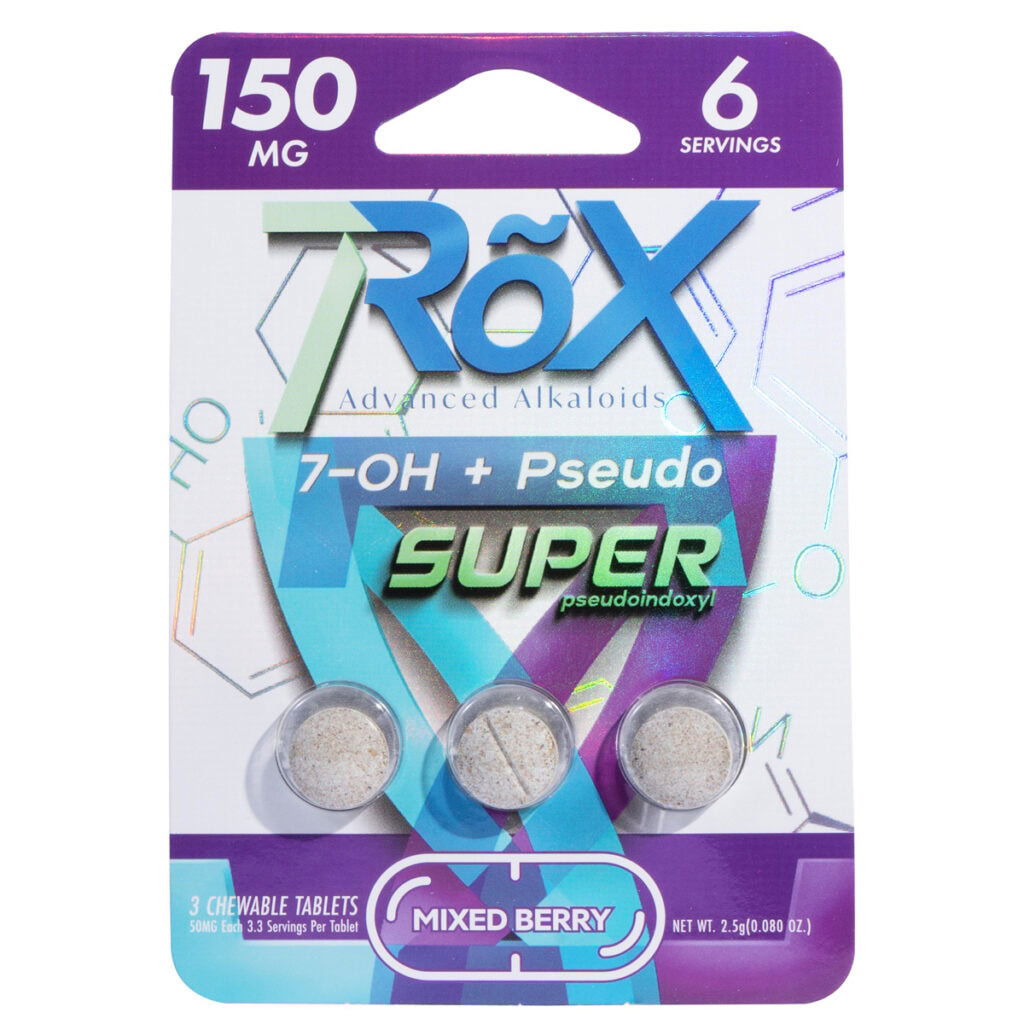 7RõX 7Hydroxy + Pseudo Tablets 50mg 3pc – Mixed Berry