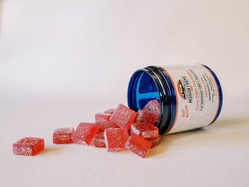 Mission Farms Pure CBD Gummies with Nano CBD