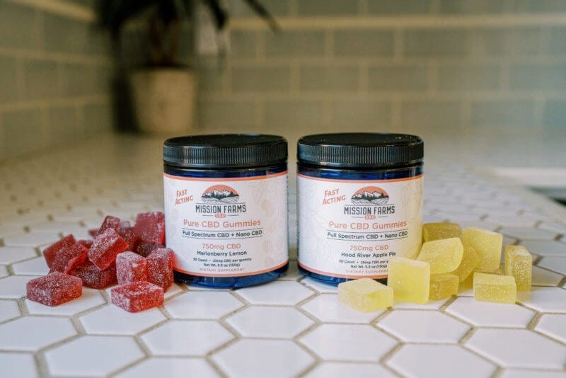 Mission Farms Pure CBD Gummies with Nano CBD