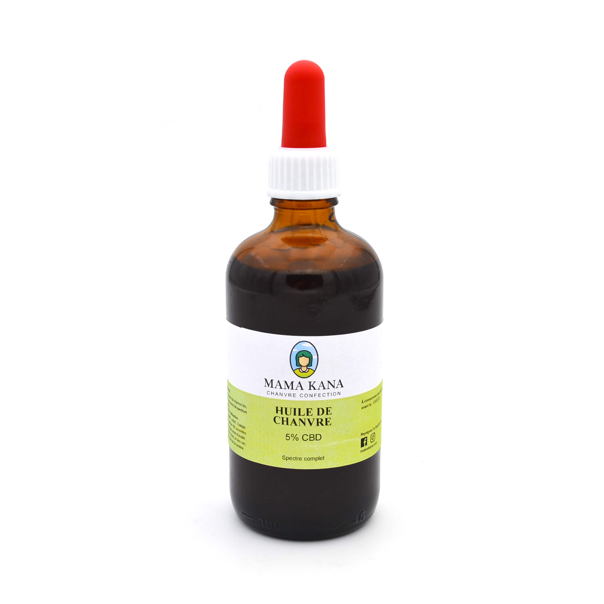 MAMA KANA CBD Huile 5% de CBD Full Spectrum 🇫🇷