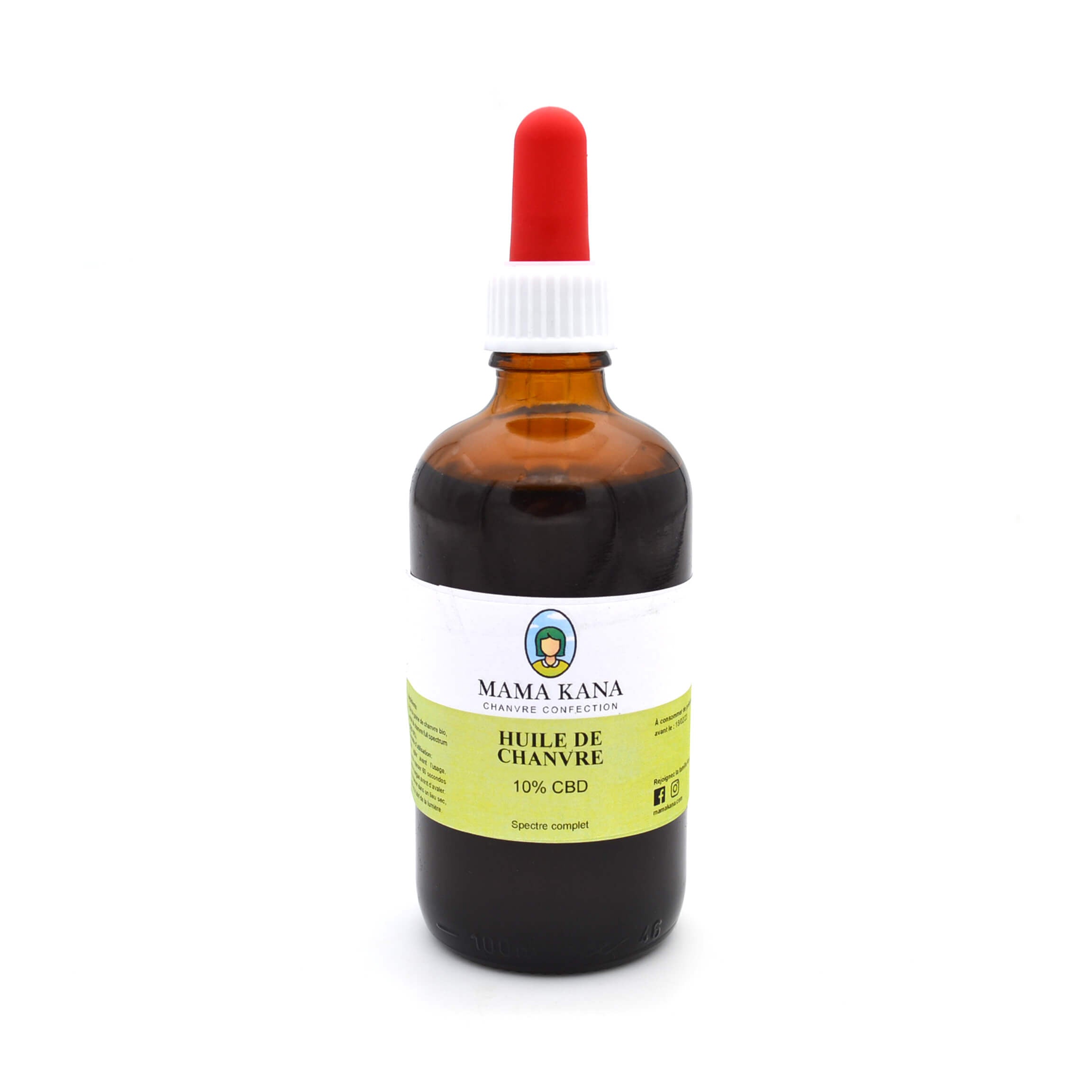 MAMA KANA CBD Huile 10% de CBD Full Spectrum 🇫🇷
