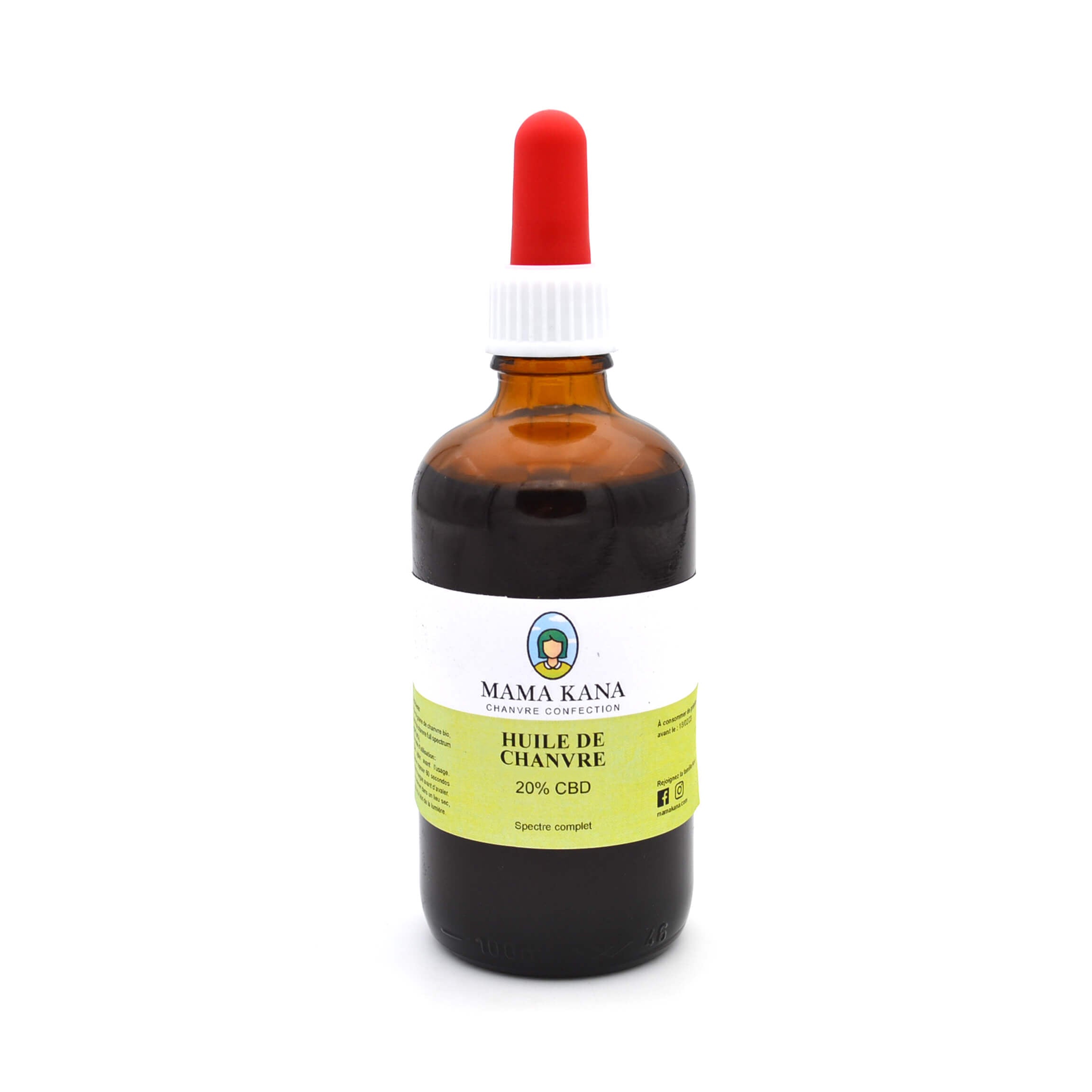 MAMA KANA CBD Huile 20% de CBD Full Spectrum 🇫🇷