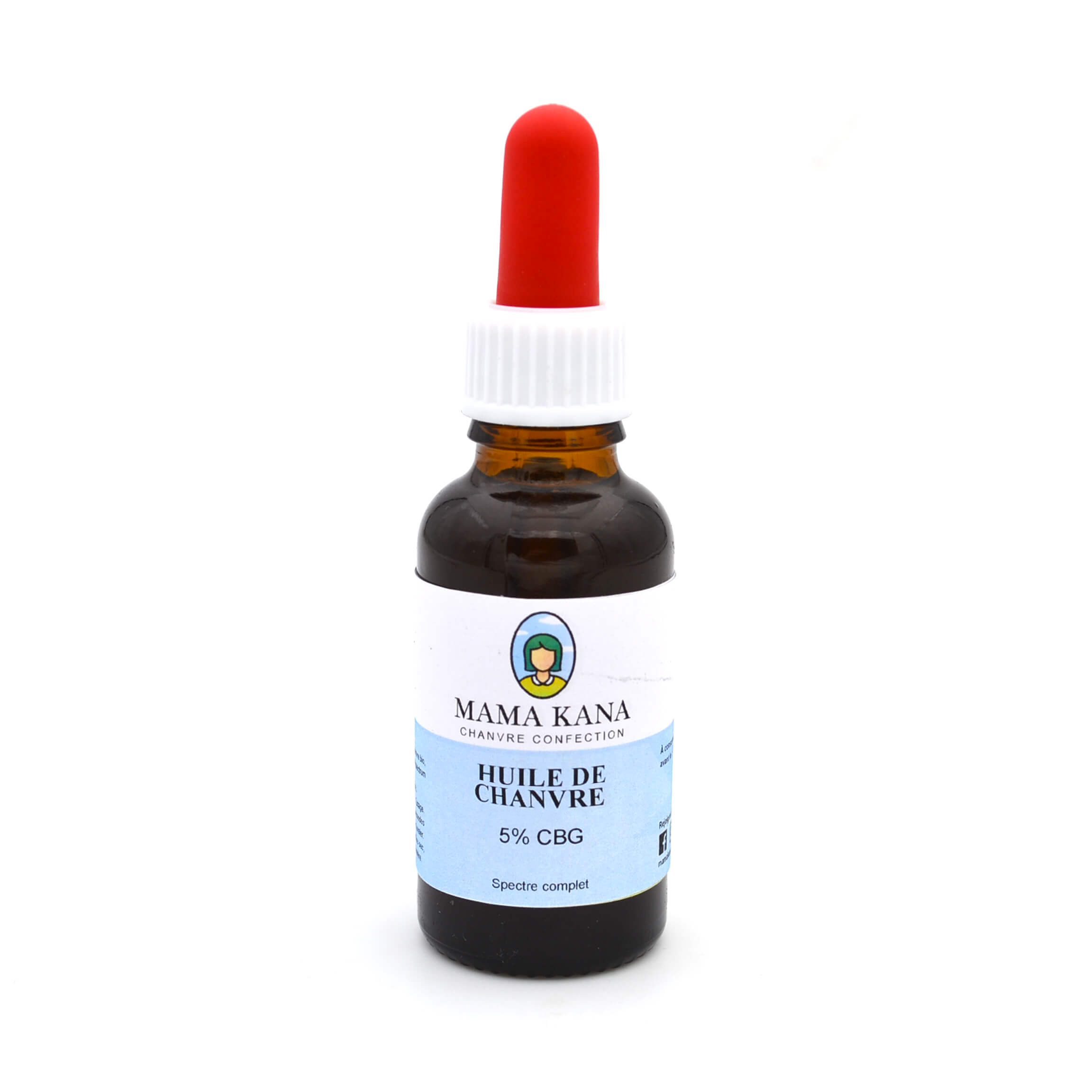 MAMA KANA CBD Huile de Chanvre CBG 5% + CBD 5% 🇫🇷