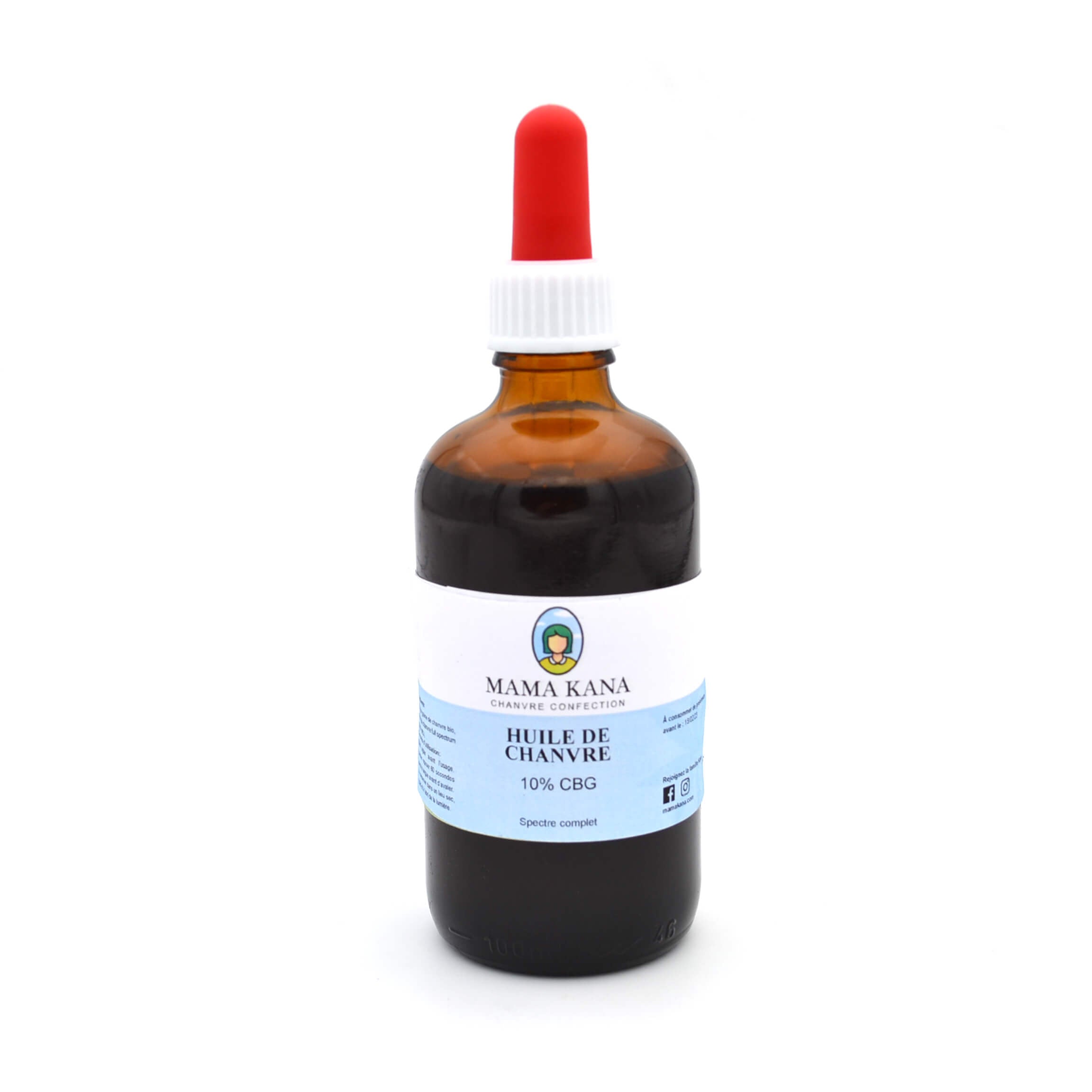 MAMA KANA CBD Huile de Chanvre CBG 10% + CBD 5% 🇫🇷