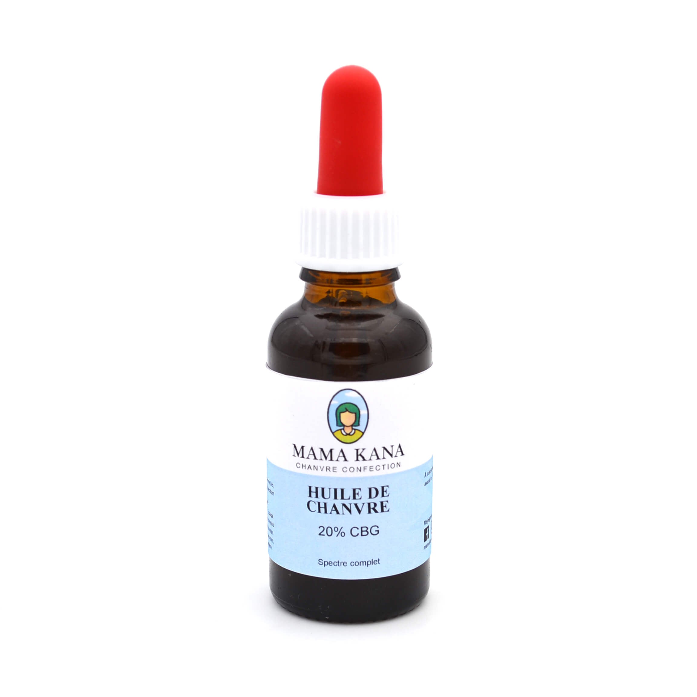 MAMA KANA CBD Huile de Chanvre CBG 20% + CBD 5% 🇫🇷