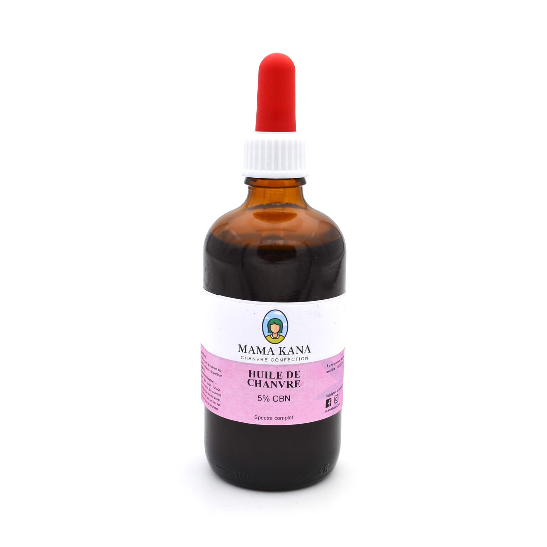 MAMA KANA CBD Huile de Chanvre CBN 5% + CBD 5% 🇫🇷