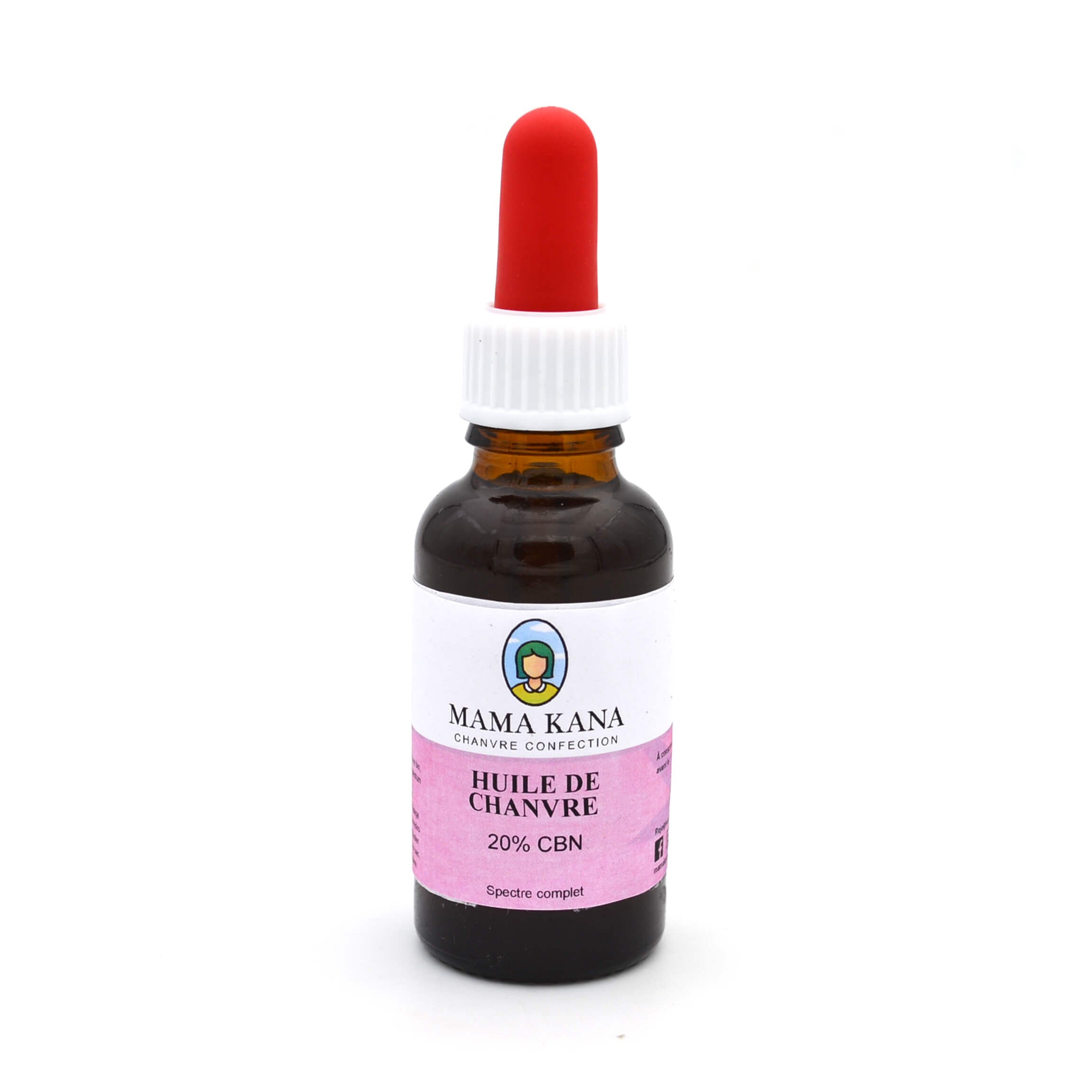 MAMA KANA CBD Huile de Chanvre CBN 20% + CBD 5% 🇫🇷