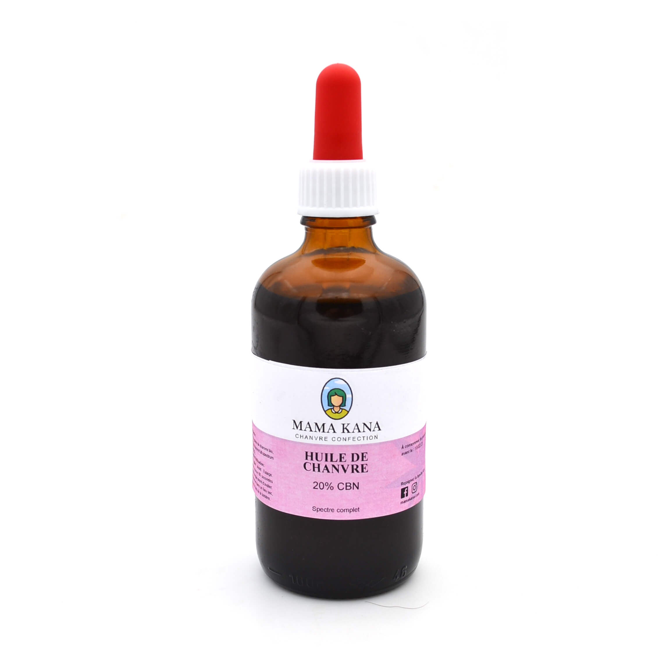 MAMA KANA CBD Huile de Chanvre CBN 20% + CBD 5% 🇫🇷