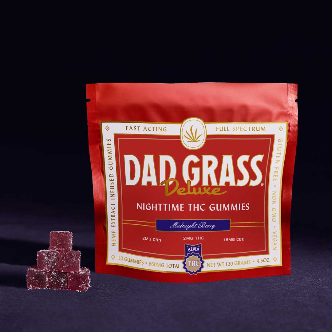 Dad Grass Deluxe Nighttime THC gummies with CBD & CBN Best Price