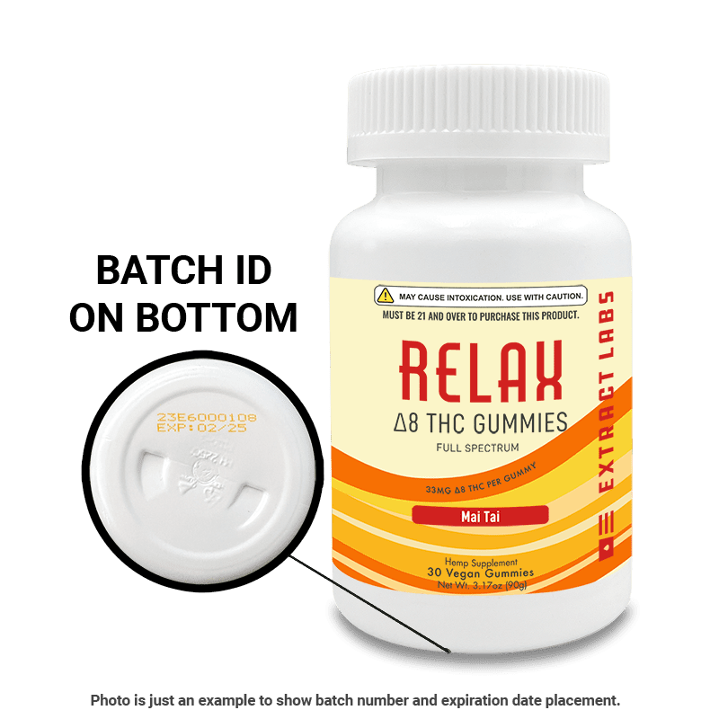 Extract Labs Delta 8 Gummies | Relax Gummies | Mai Tai