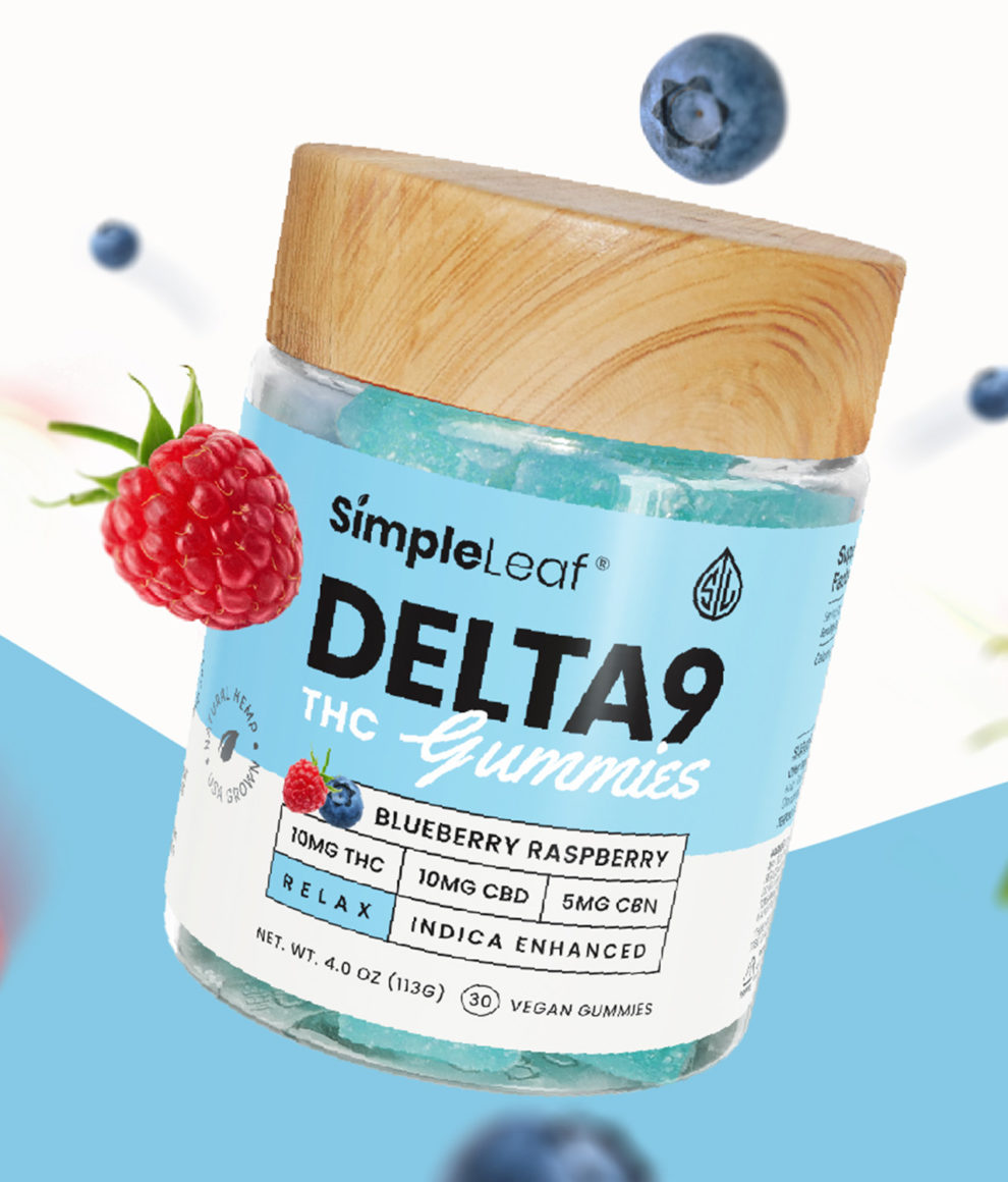 Simple Leaf Delta 9 THC Gummies - 300mg Best Price