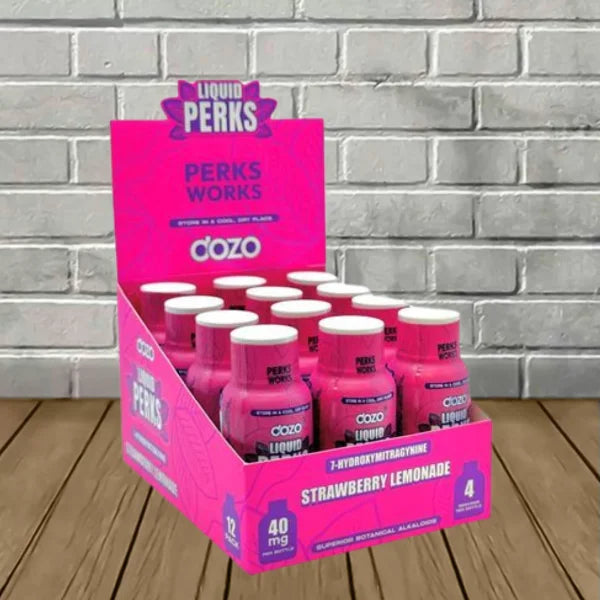 Dozo Liquid PERKS 7-Hydroxymitragynine Extract Shot Full Case (12ct)