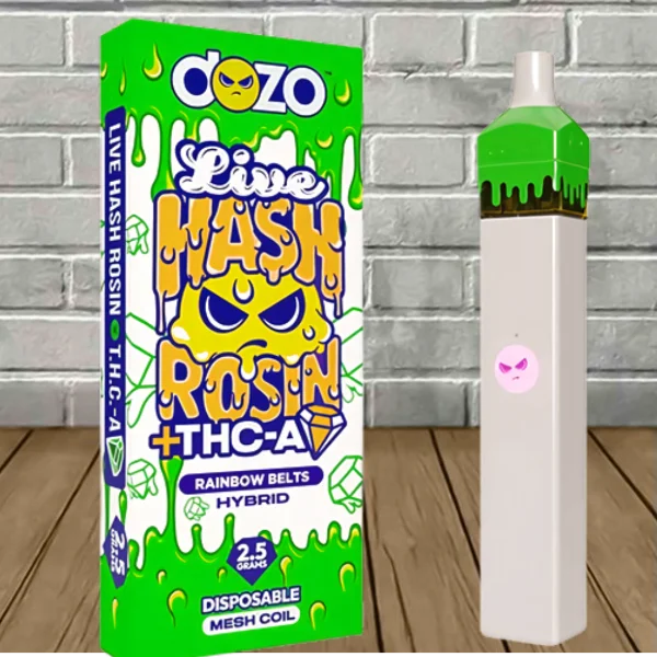 Dozo Live Hash Rosin + THCa Diamond Disposable 2.5g Best Price