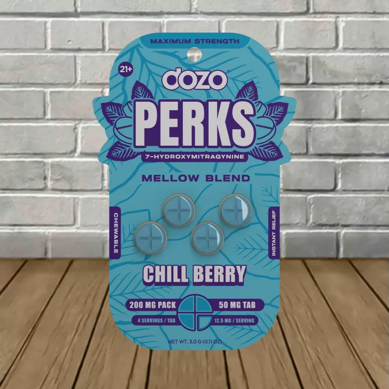 Dozo PERKS Extra Strength 7-OH Extract Tablets Full Case (10ct)