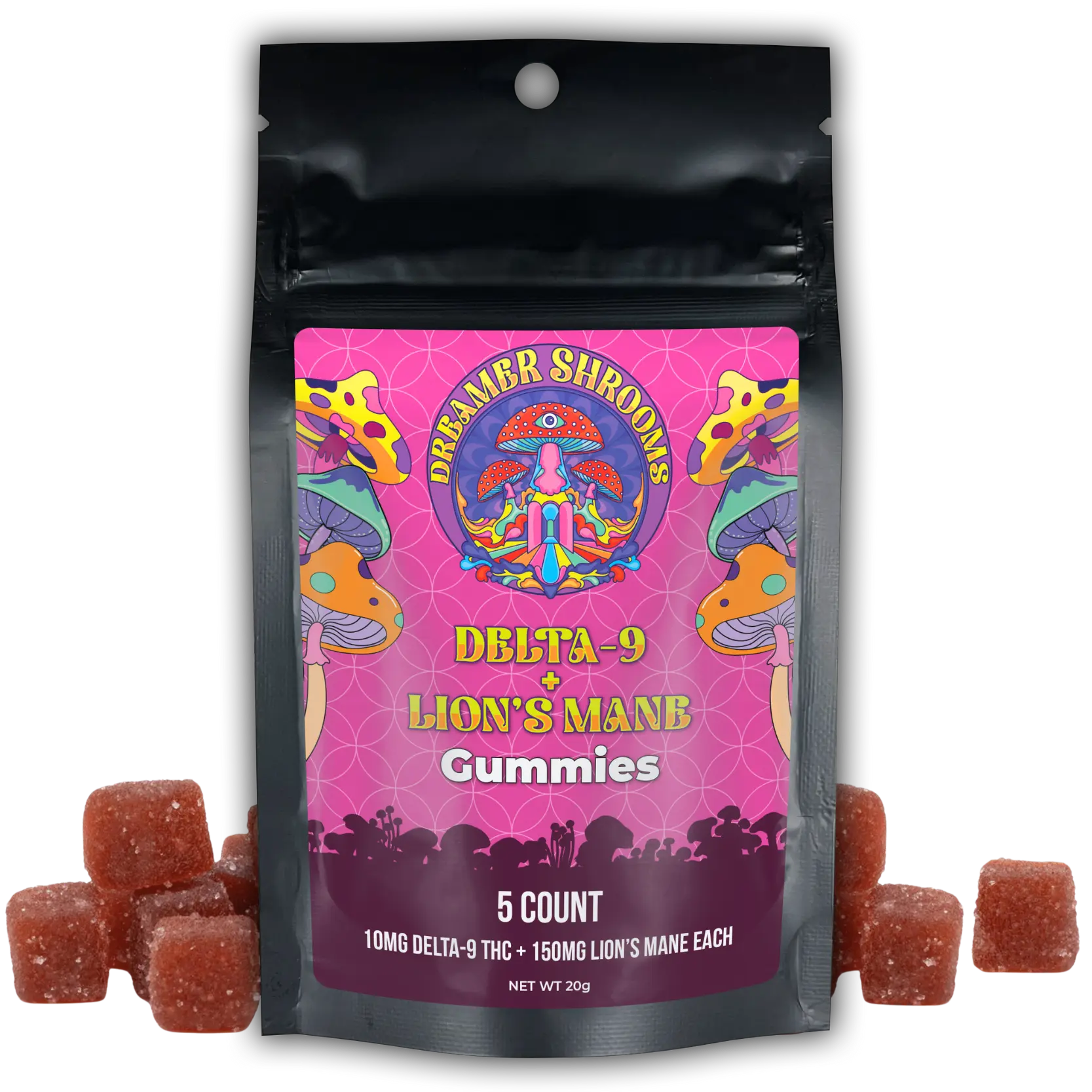 Delta 9 + Lion’s Mane Gummies
