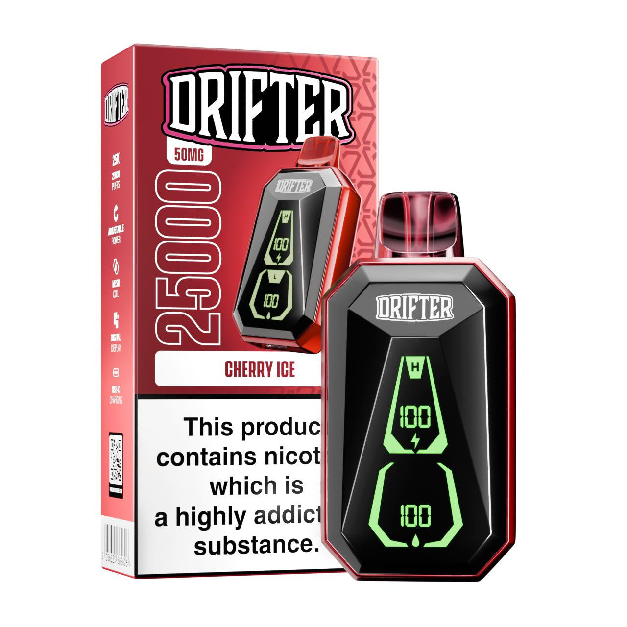 Drifter Bar Disposable (25000 Puffs) - Buy 1 Get 1 Free