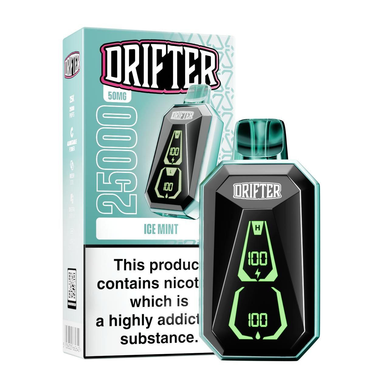 Drifter Bar Disposable (25000 Puffs) - Buy 1 Get 1 Free