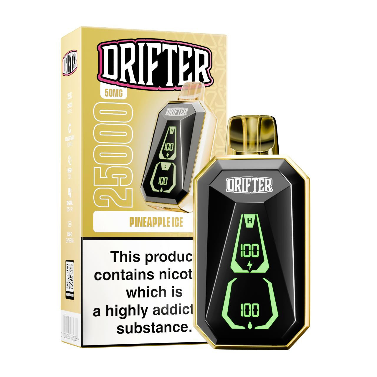 Drifter Bar Disposable (25000 Puffs) - Buy 1 Get 1 Free
