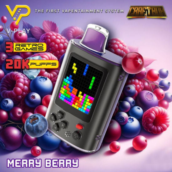 V Play - 15000 Puffs - With Video Game Screen Best Price