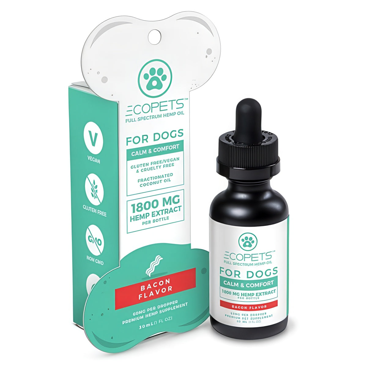 ECOPETS Bacon For Dogs Full Spectrum 1000mg 30ml