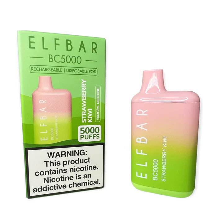 ELF BAR BC5000 Strawberry Kiwi Disposable Best Sales Price - Disposables