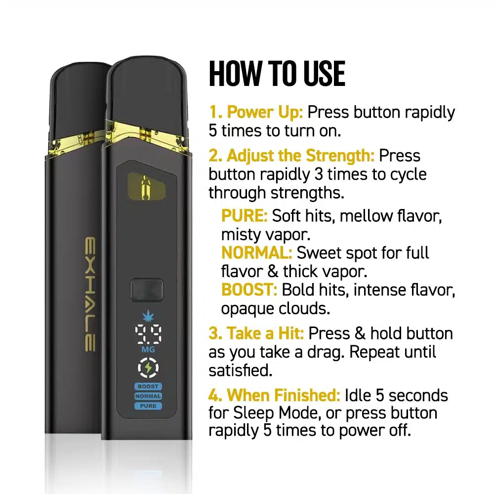 Exhale EX-4 Disposable Vape - 3G Best Sales Price - Vape Pens