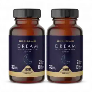 Exhale Blue Lotus Gummies (Blue Lotus + D9 + CBN + CBG)