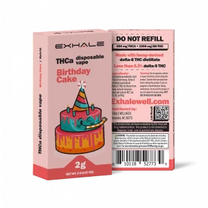 Exhale THC Liquid Diamond Disposable Vape - 2g
