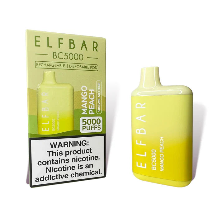 Elf Bar BC5000 Mango Peach Disposable Best Sales Price - Disposables