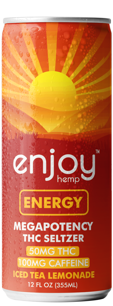 Enjoy Hemp 50mg THC Seltzer Functional Variety Pack | Mega Potency (Energy, Social, Sleep)  )