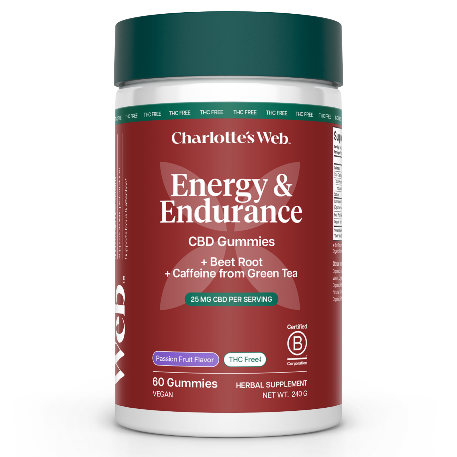Charlotte's Web Energy & Endurance CBD Gummies