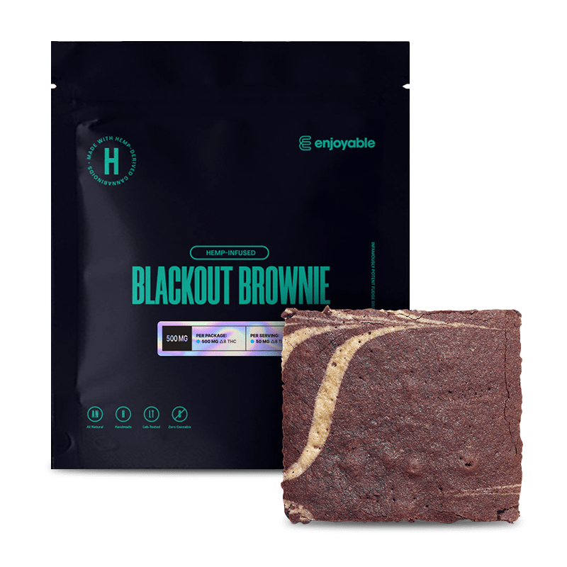 Enjoyable - Blackout Brownie - Delta-8 THC - 1000MG